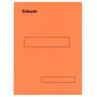 Sous-dossiers en carton kraft 2 rabats esselte, orange