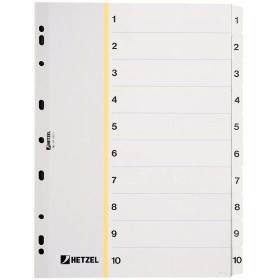 Index numerique 1-10 Mylar