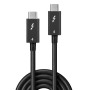 LINDY Câble Thunderbolt 4 Passif 40Gbit s, 1m