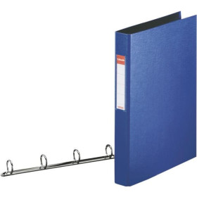 Classeur 4 anneaux carton recouvert pp standard 35 mm vivida esselte, bleu