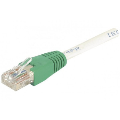 Cordon RJ45 croisé CAT 6 U UTP gris - 10 m