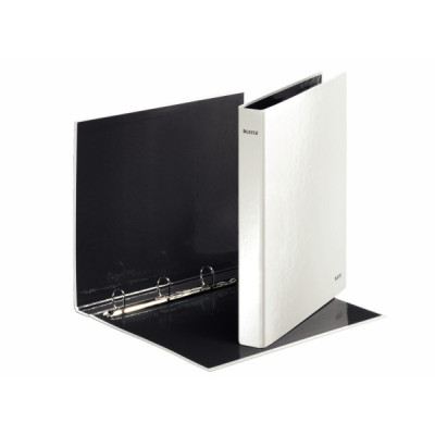 Classeur 4 anneaux plastifie A4 25mm WOW Leitz, Blanc