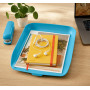 Corbeille a courrier cosy leitz, bleu