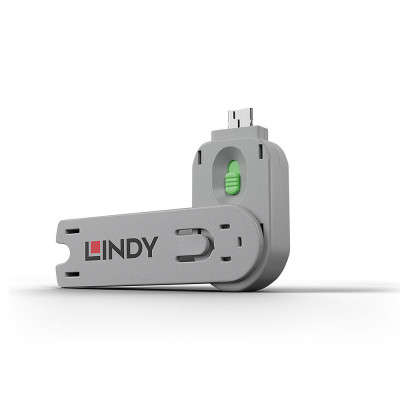 LINDY Clé pour bloqueur de port USB A, Vert