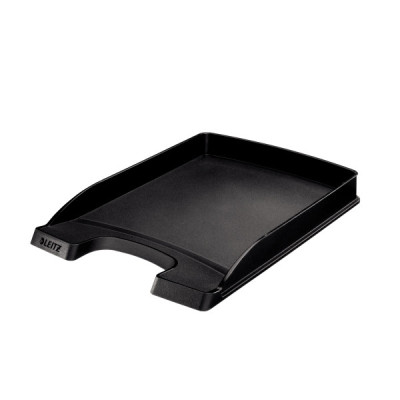 Corbeille a courrier slim leitz plus, noir