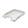 Corbeille a courrier slim leitz plus, gris