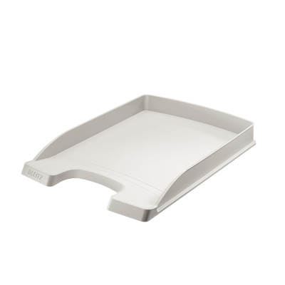Corbeille a courrier slim leitz plus, gris
