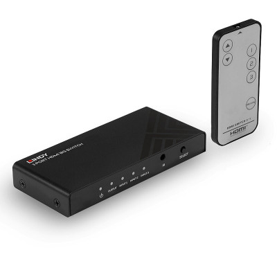 LINDY Switch HDMI 3 ports, 18G