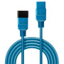 LINDY Rallonge secteur C20 vers C19, bleu, 1m