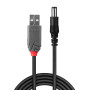 LINDY Câble USB 2.0 Type A vers DC 5.5mm 2.1mm, 1.5m