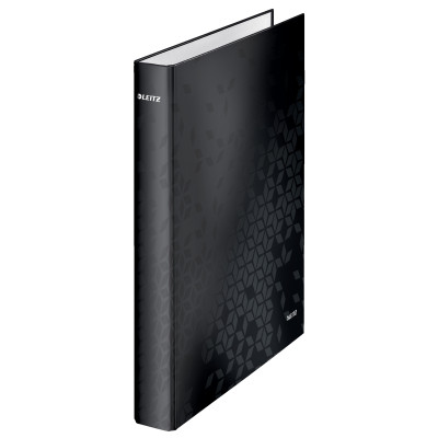 Classeur 2 anneaux plastifie A4 25mm WOW Leitz, Noir