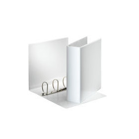 Classeur 4 anneaux personnalisable a4 60mm esselte essentials , blanc