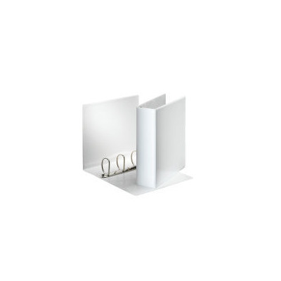Classeur 4 anneaux personnalisable a4 60mm esselte essentials , blanc