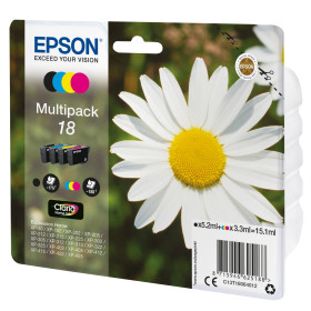 Epson ink cartridge 18 black und 3 Colors ( C13T18064012 )