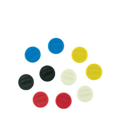 Aimants Nobo Assortis 13mm, pack de 10, Assortis