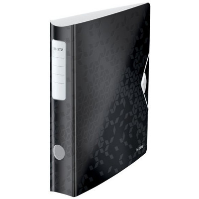 Classeur a levier 180° active pp dos 65mm, wow leitz, noir