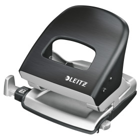 Perforateur de bureau en metal style leitz , noir