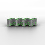 LINDY Bloqueurs de ports USB A, 10 pièces, Vert