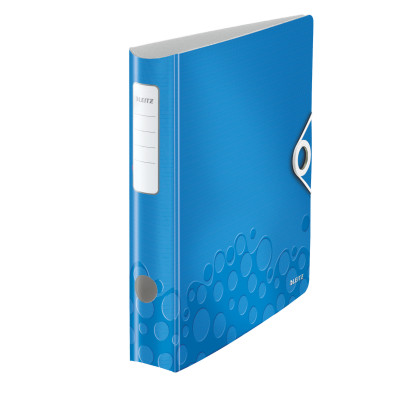 Classeur a levier 180° Active PP dos 65mm, WOW Leitz, Bleu