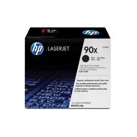 Hp toner cartridge ce390x black ( no.90x ) high volume