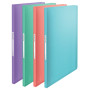 Reliure protege-documents 60 pochette 120 vues colour'breeze esselte, assortis