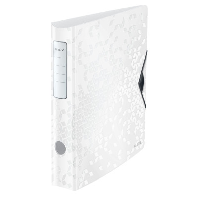 Classeur a levier 180° Active PP dos 65mm, WOW Leitz, Blanc