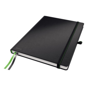 Cahier A4 COMPLETE Leitz, quadrille, Noir