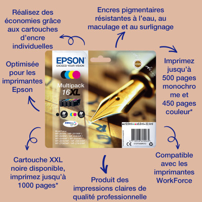 Epson ink cartridge c13t16344012 yellow 16xl ( c13t16344012 )