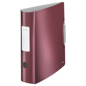 Classeur a levier 180° Active PP dos 82 mm STYLE Leitz, Grenat