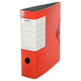 Classeur a levier 180° dos 82mm SOLID Leitz Rouge