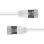 LINDY Câble réseau Ultra Slim Cat.6A U FTP, LSZH gris, 3m