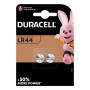 Pack de 2 piles bouton Duracell LR44