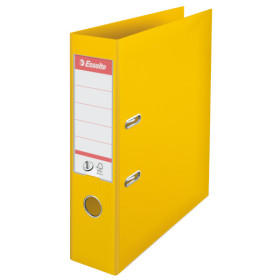 Classeur a levier n°1 power a4 pp 75 mm esselte, jaune