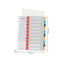 Intercalaire imprimable 1-10 COSY Leitz, Multicolore