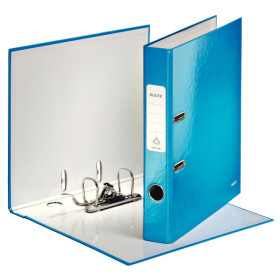 Classeur a levier 180° plastifie 50 mm WOW Leitz, Bleu