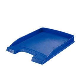 Corbeille a courrier slim leitz plus, bleu