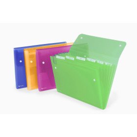 Trieur a soufflets 6 compartiments Rexel, Assortis