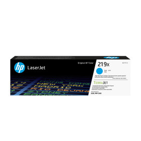 Cartouche de toner HP 219X - Cyan original - 2500p