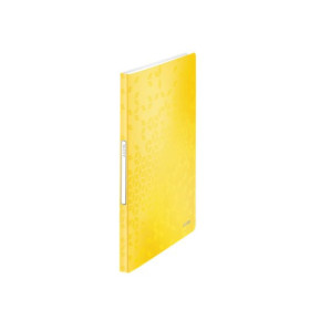 Reliure protege-documents 40 pochette wow leitz , jaune