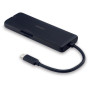 LINDY DST-Mini, Mini Docking Station USB-C pour Laptop avec prise en charge 4k &