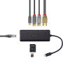 LINDY DST-Mini, Mini Docking Station USB-C pour Laptop avec prise en charge 4k &
