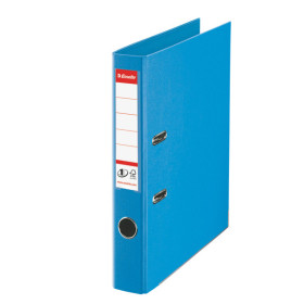 Classeur a levier N°1 Power A4 PP 50mm Esselte, Bleu clair