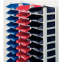 Corbeille a courrier, leitz rack plus, bleu