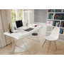 Corbeille a courrier dual wow leitz, blanc rose