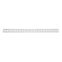 Peigne metallique A4 11mm WIREBIND GBC, Lot 100, Argent