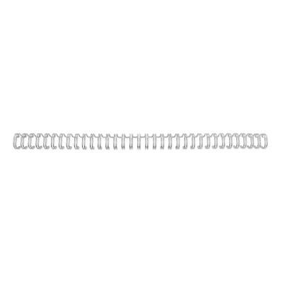 Peigne metallique A4 11mm WIREBIND GBC, Lot 100, Argent