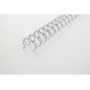 Peigne metallique A4 11mm WIREBIND GBC, Lot 100, Argent
