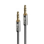 LINDY Câble Audio Jack 3.5mm, Cromo Line, 3m