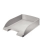 Corbeille a correspondance a4 superposable leitz, argent