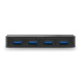 LINDY Switch de partage USB 3.0, 2 vers 4